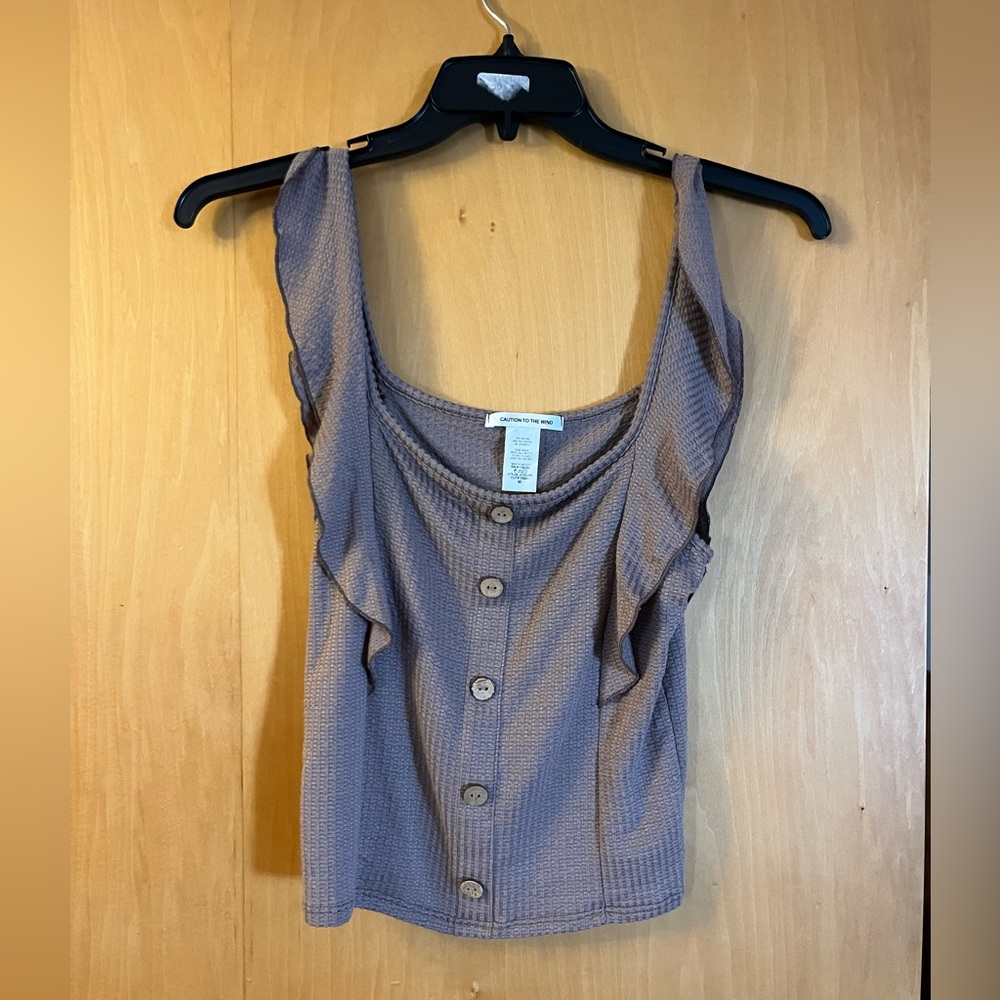 Brown Tank top